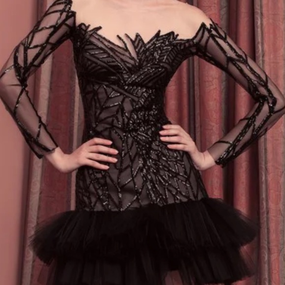 Gemy Maalouf Embroidered Dress - Picture 6 of 6